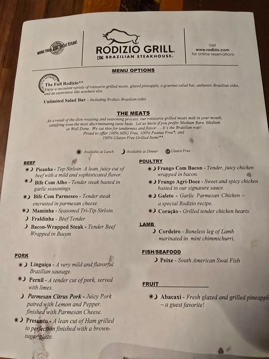 Menu 2