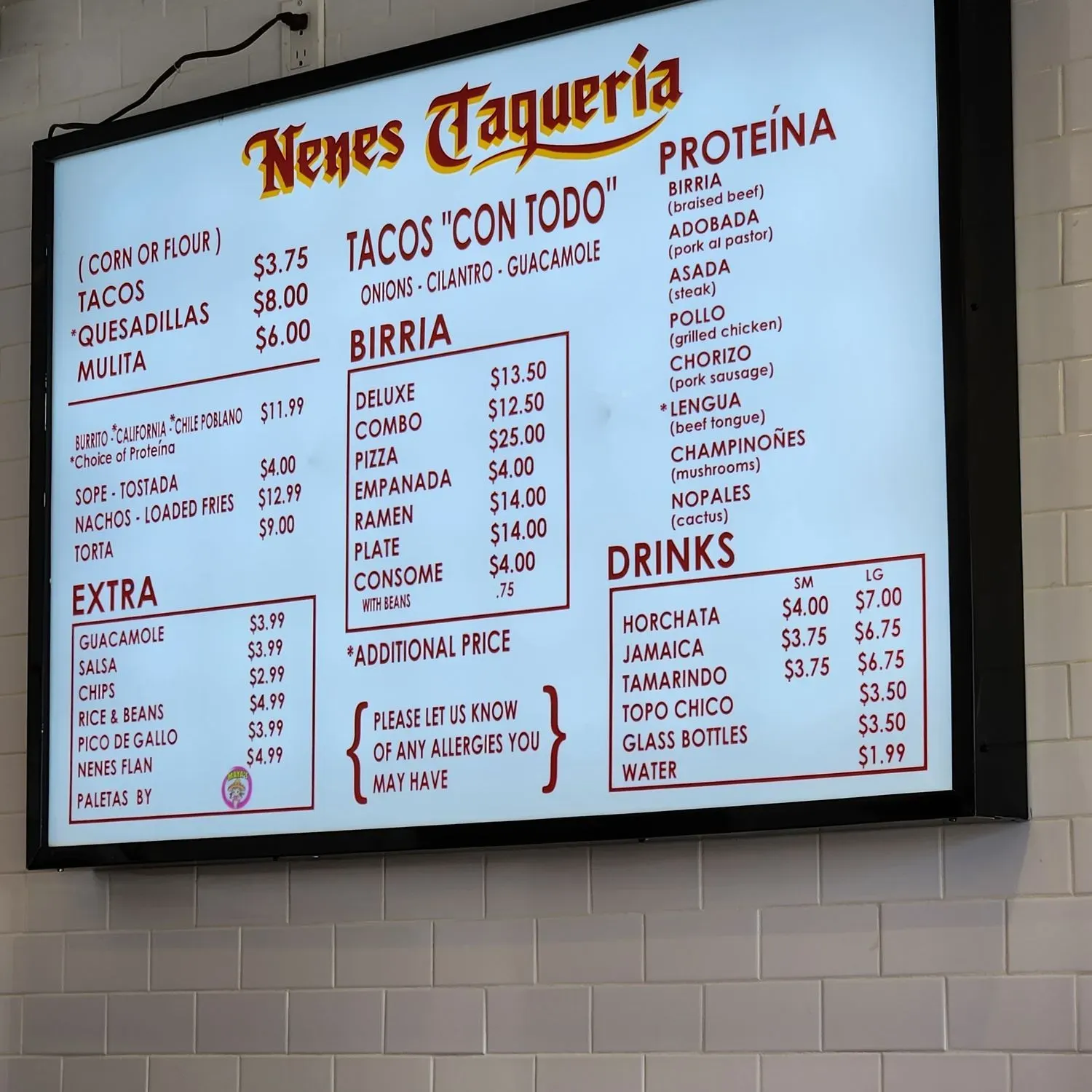 Menu 2