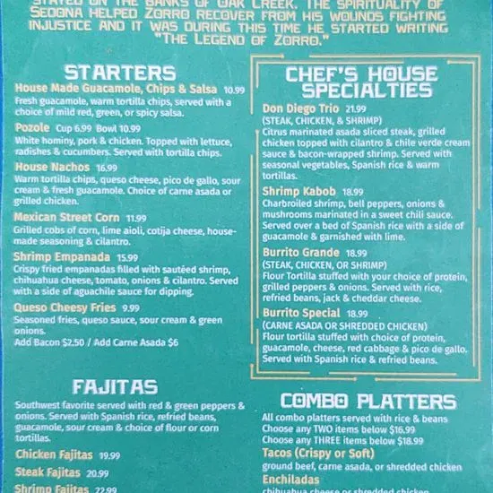 Menu 2