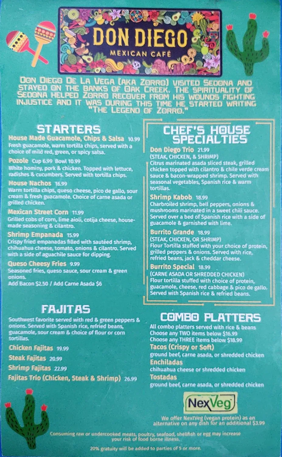 Menu 2