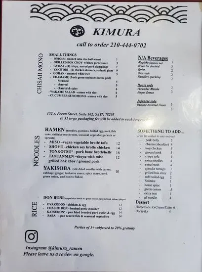 Menu 5