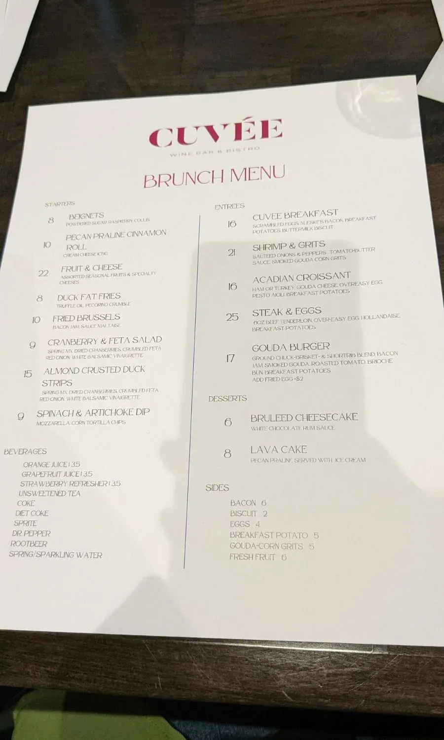 Menu 2