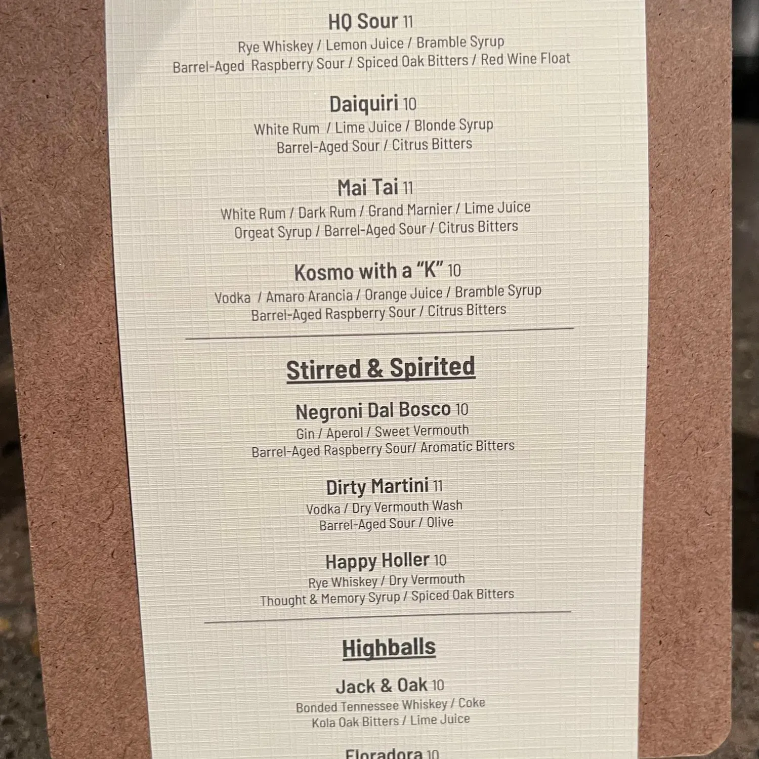 Menu 2