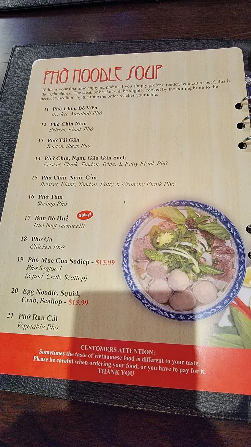 Menu 5