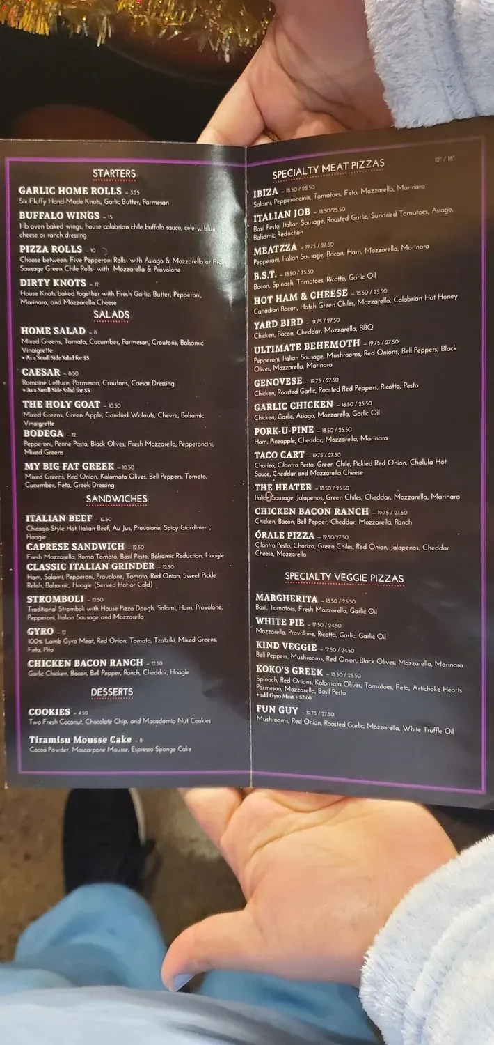 Menu 5