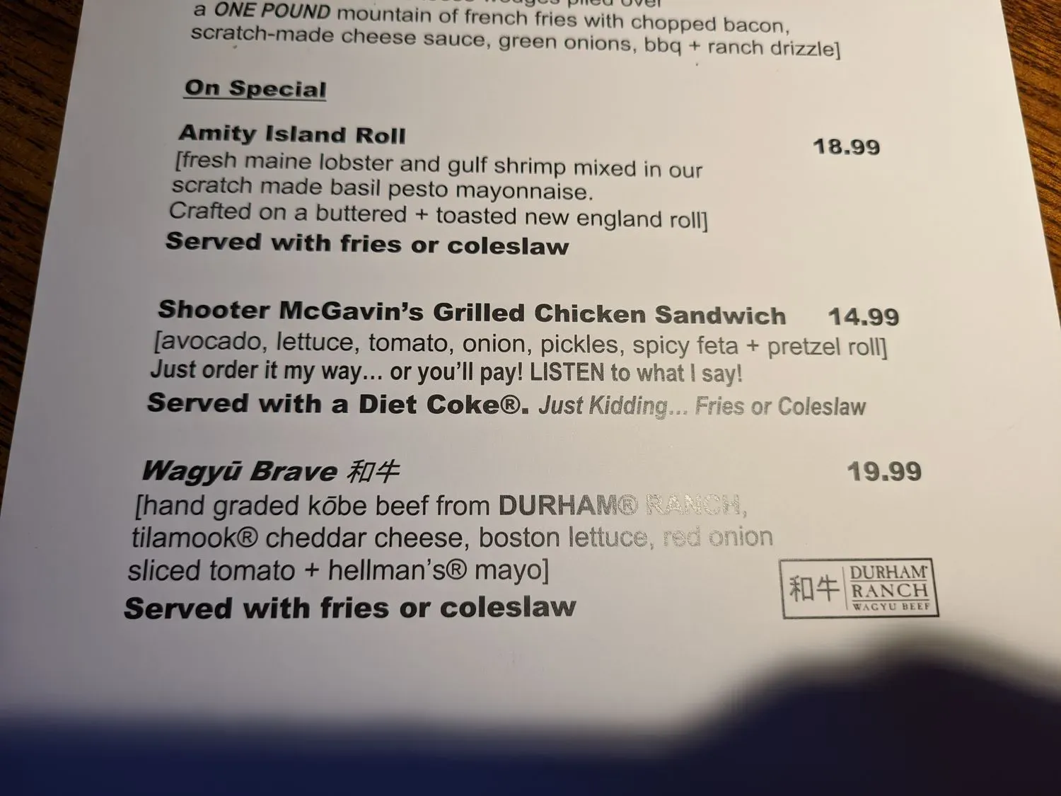 Menu 6