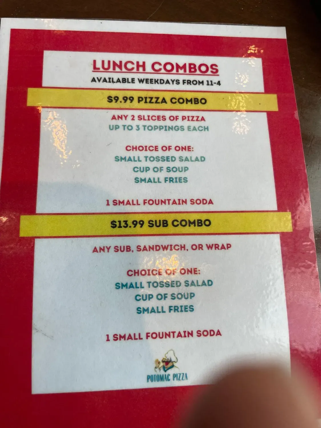 Menu 2