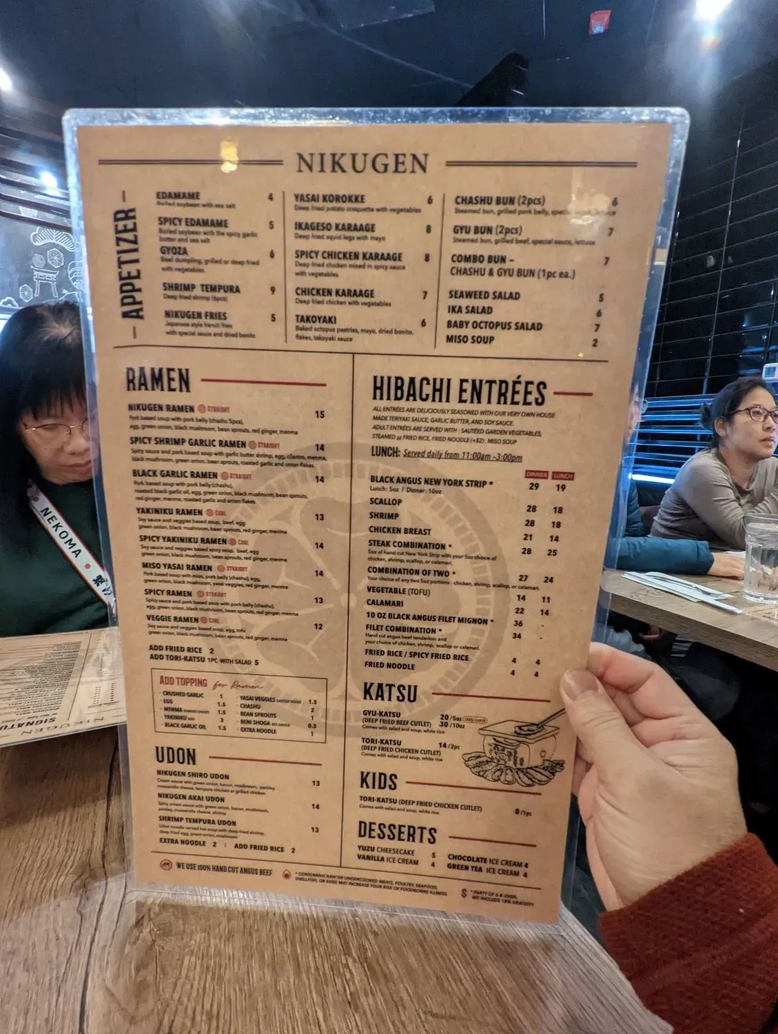 Menu 5