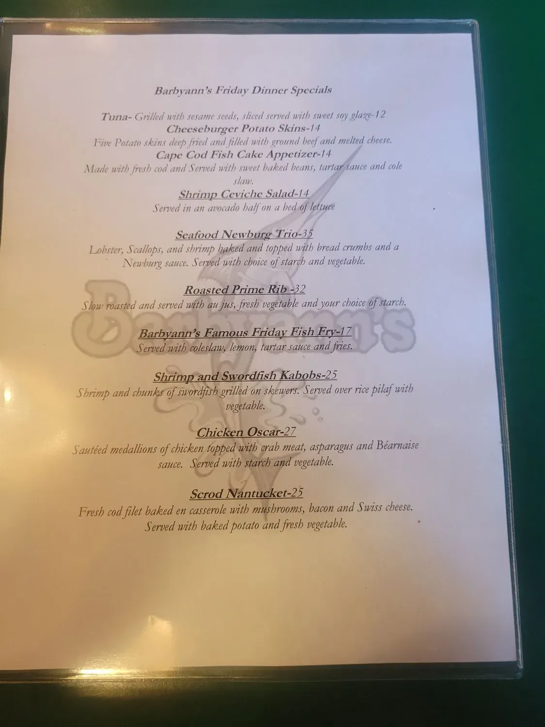 Menu 4