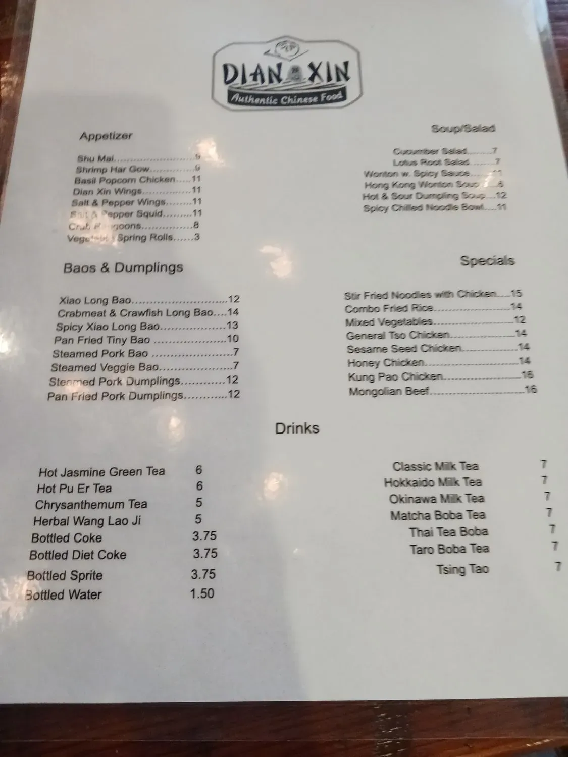 Menu 3