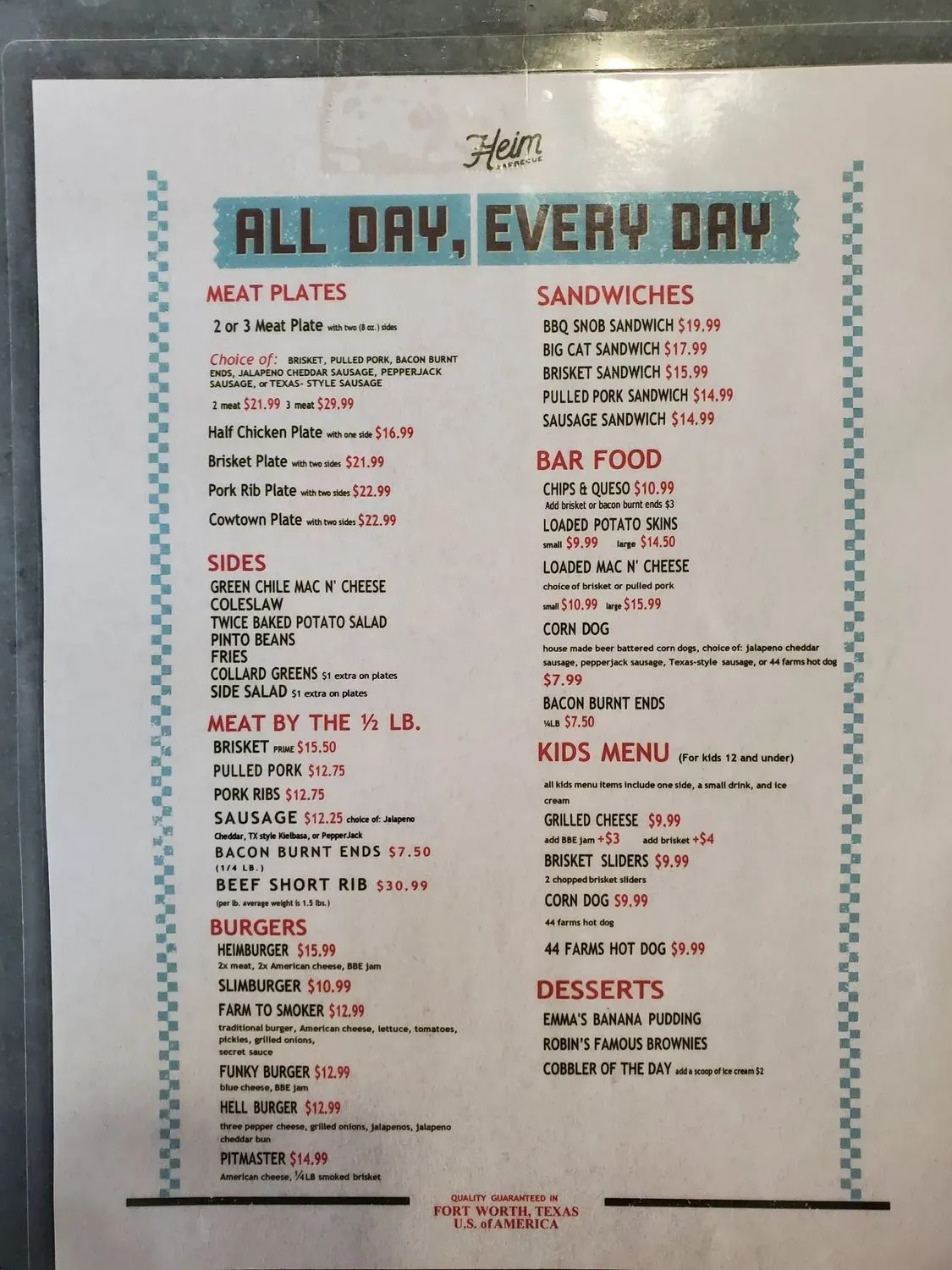 Menu 4