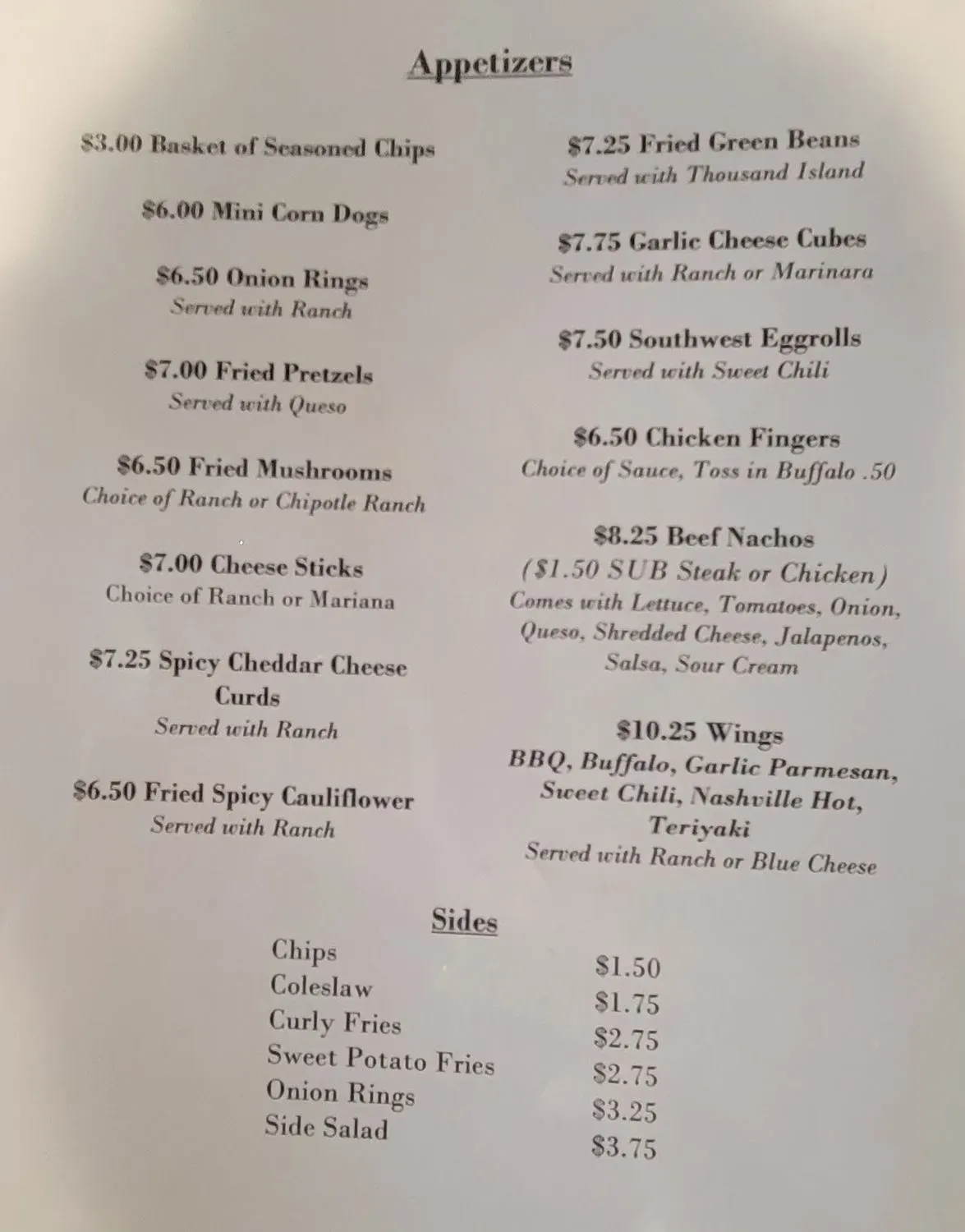 Menu 2