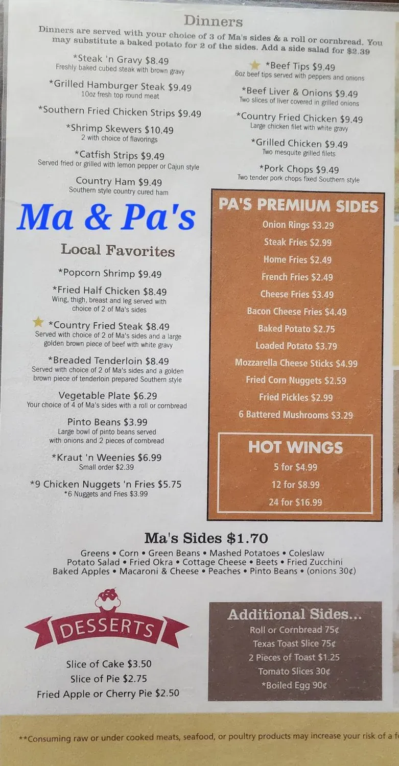 Menu 5