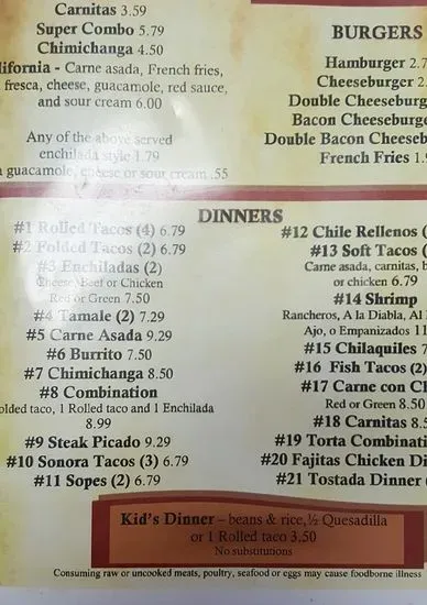 Menu 5