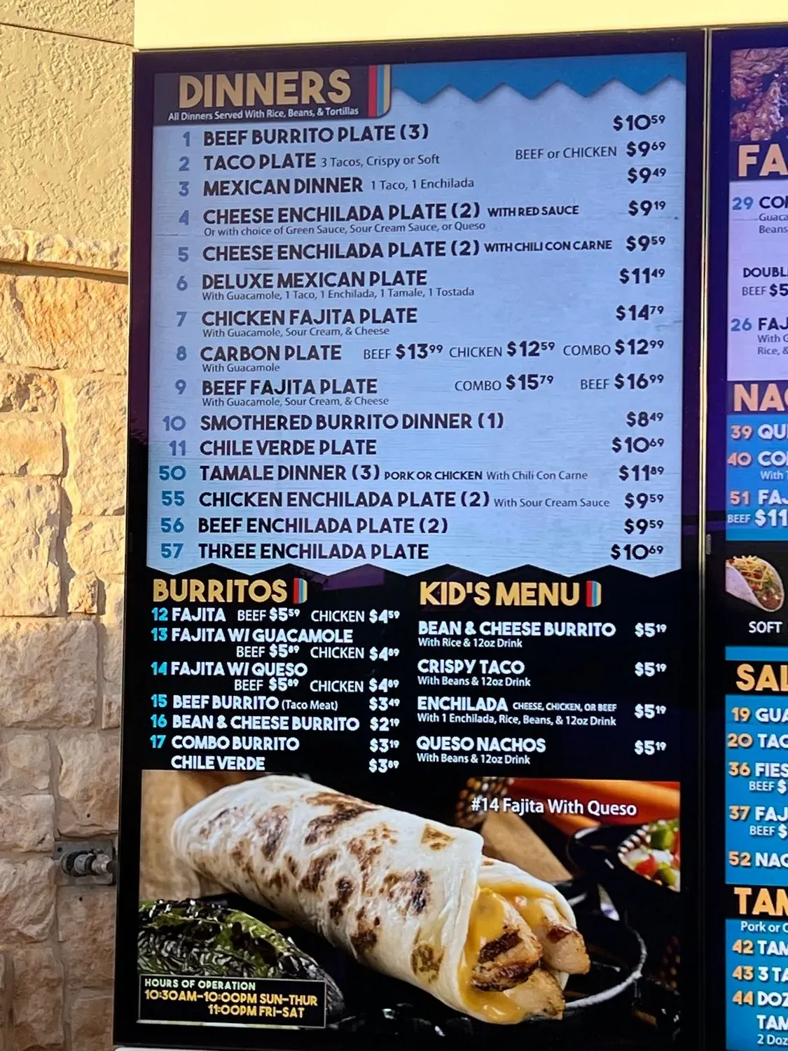 Menu 2