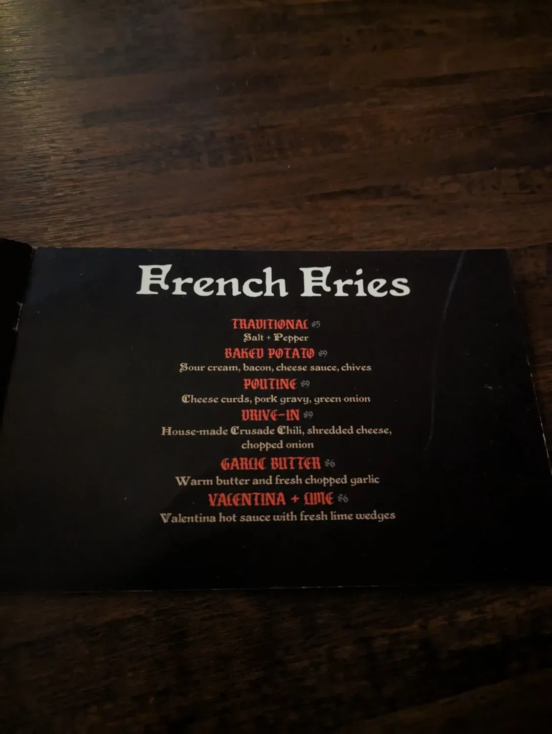 Menu 6