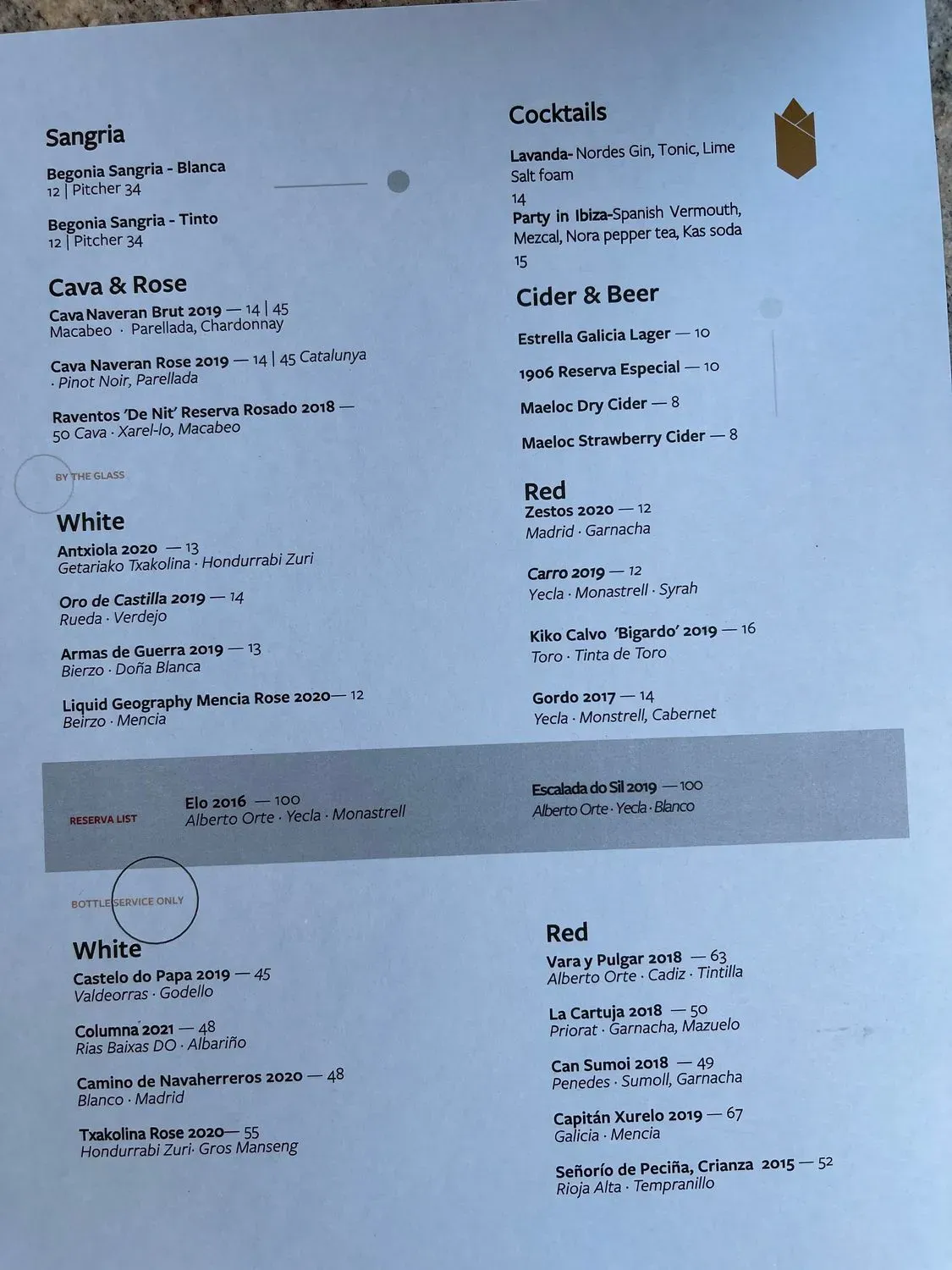 Menu 3