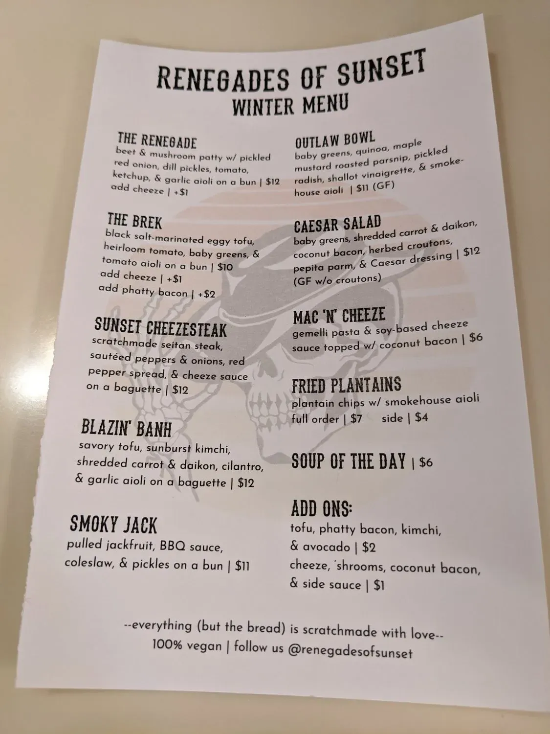 Menu 2