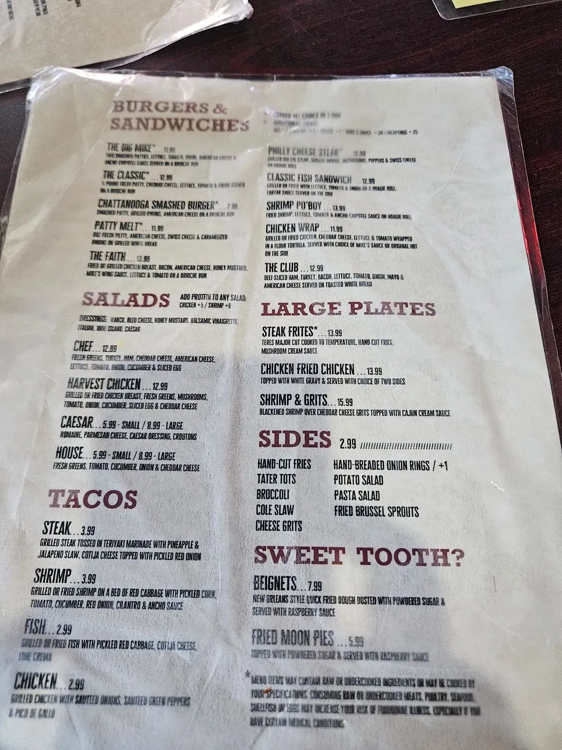 Menu 4