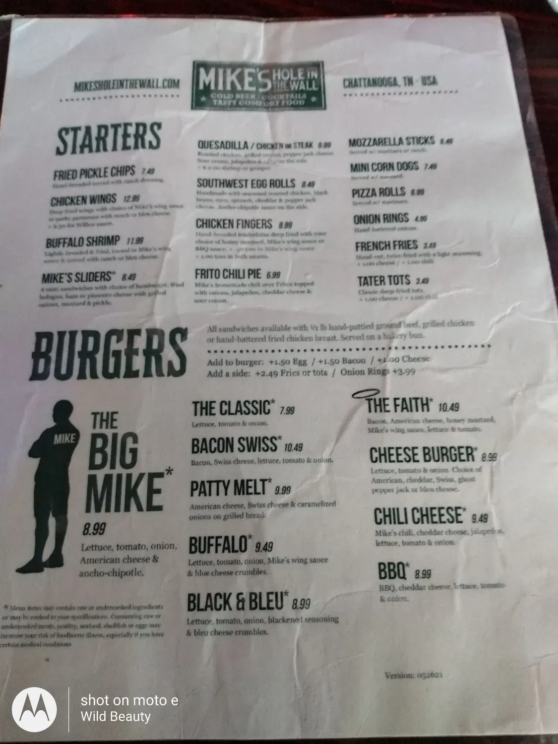 Menu 5