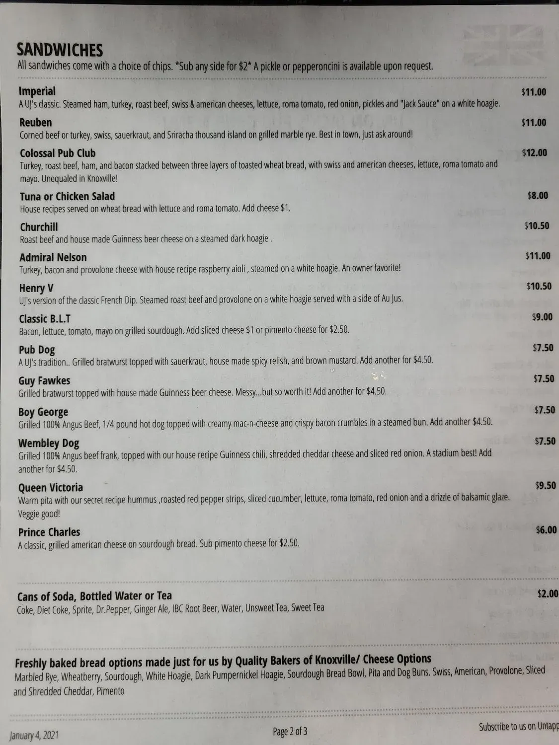 Menu 2