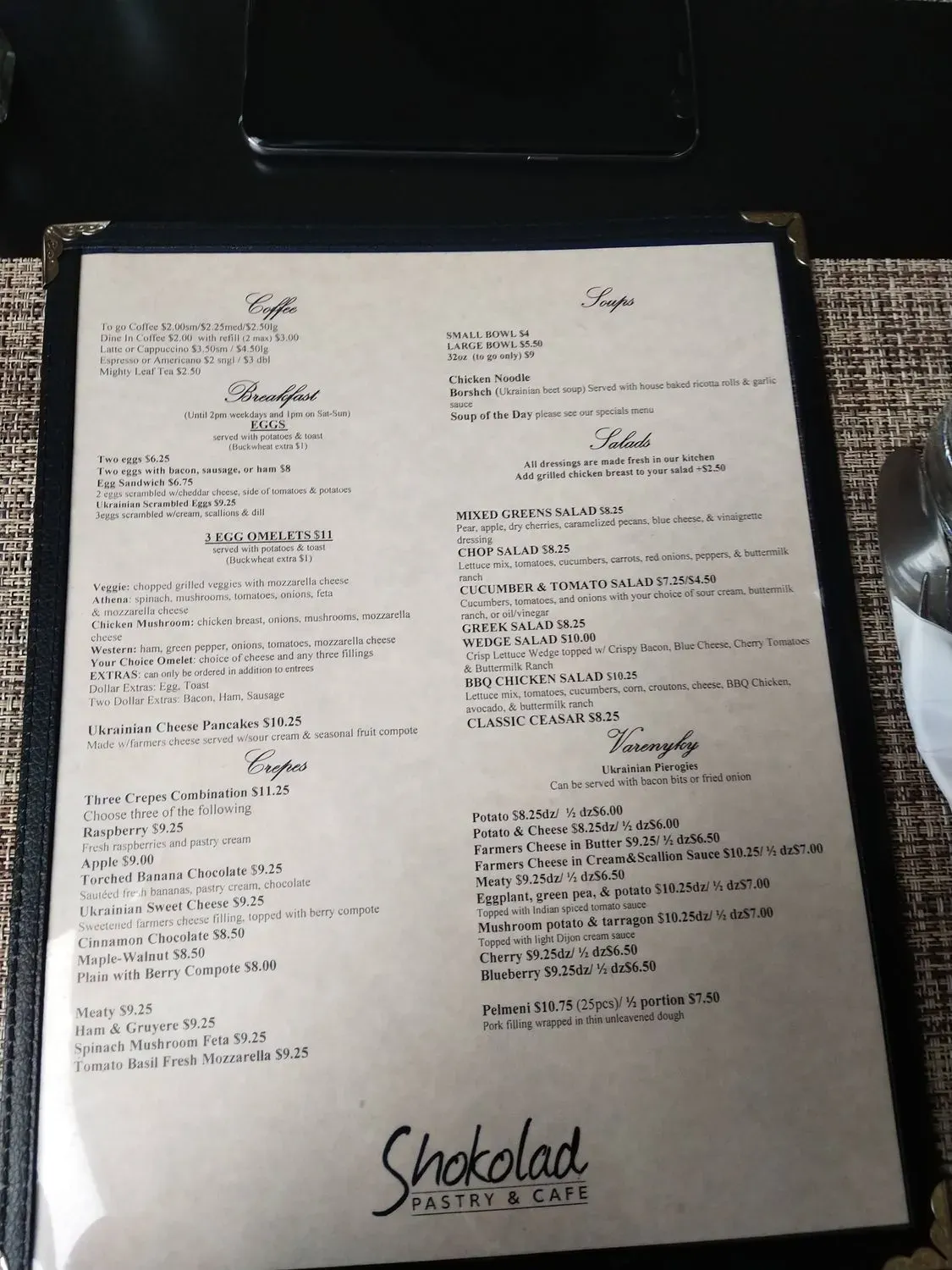 Menu 6