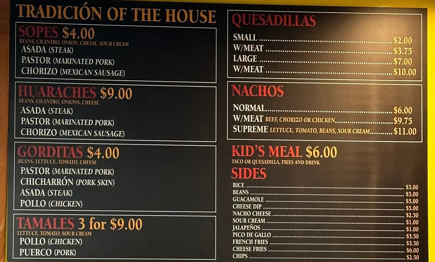 Menu 4