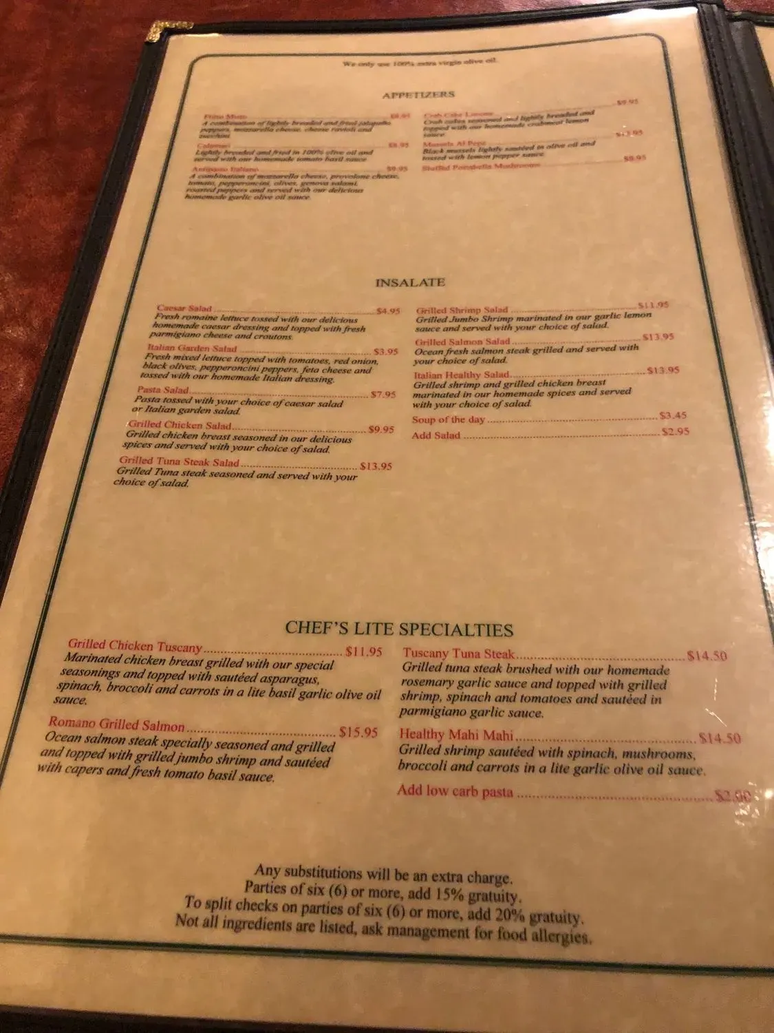 Menu 6