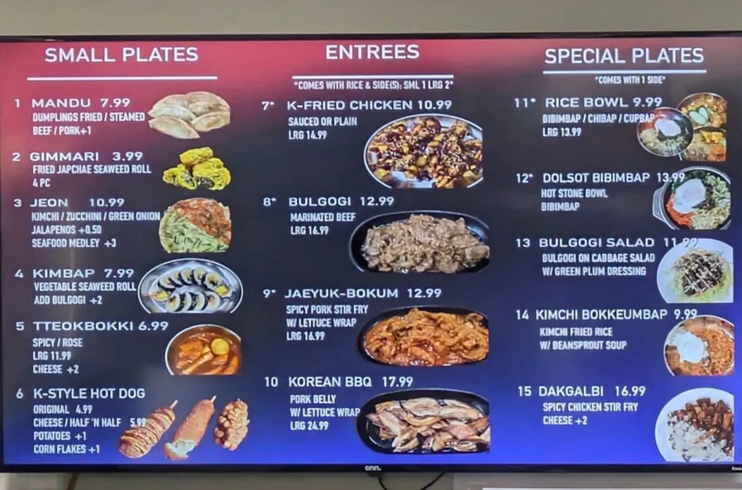 Menu 3