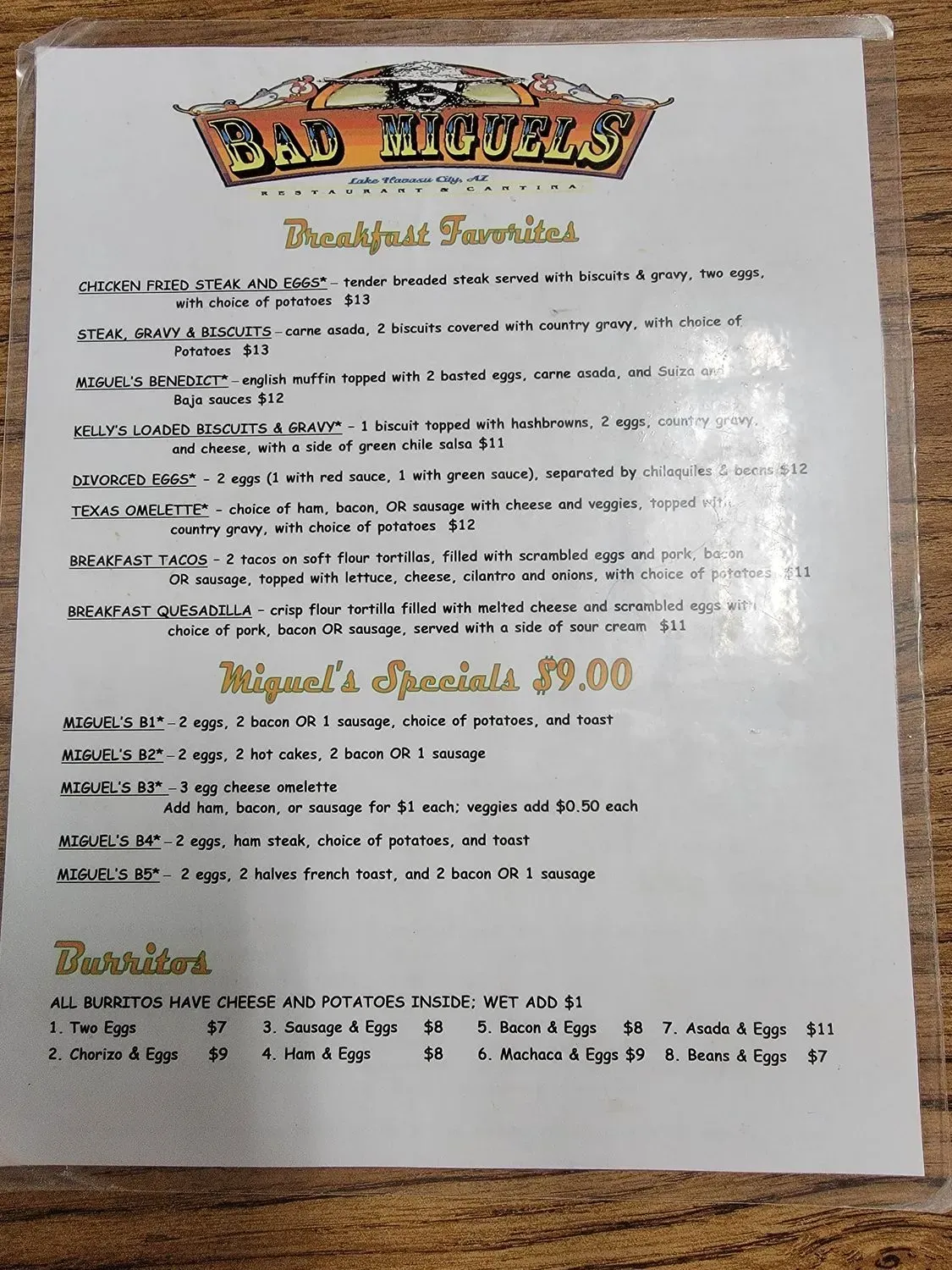 Menu 2