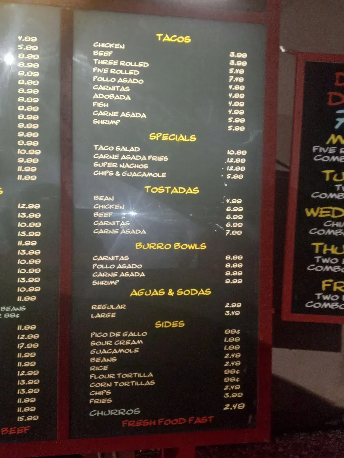 Menu 3