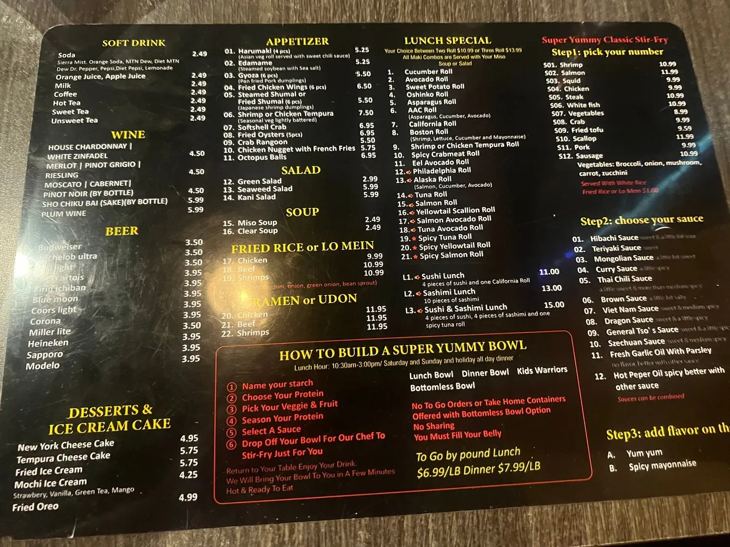 Menu 4