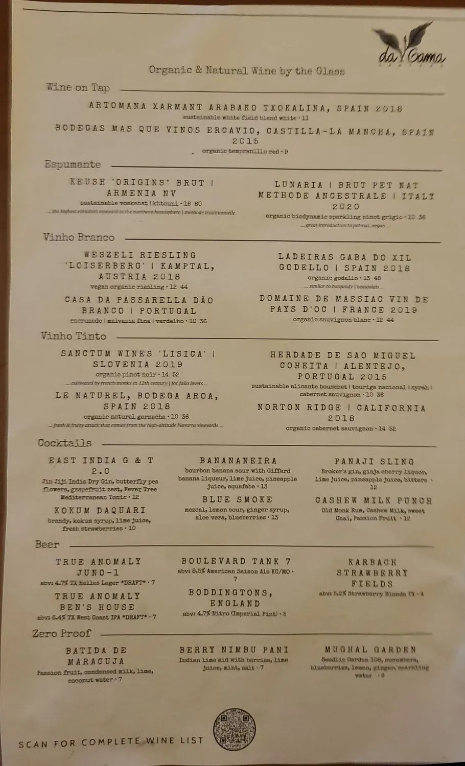 Menu 4