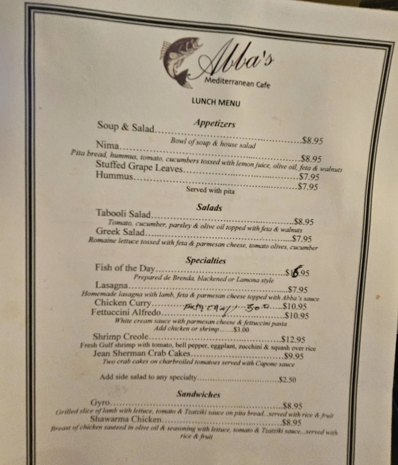 Menu 2