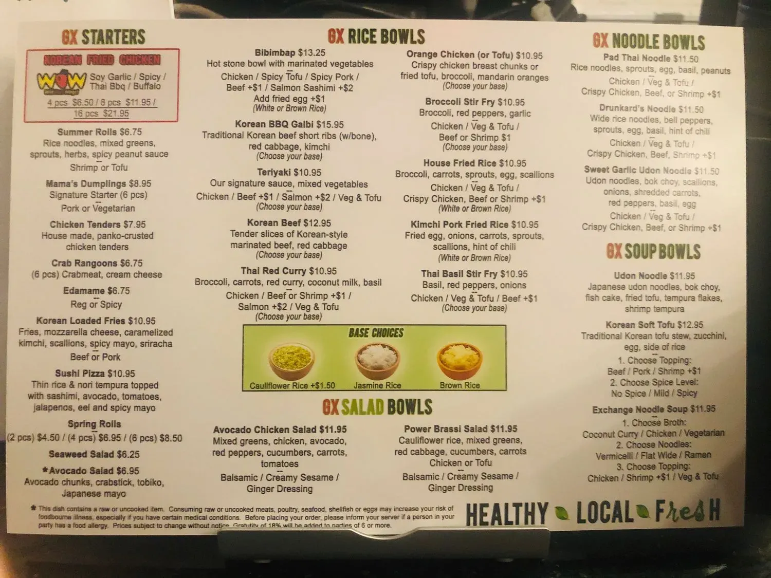 Menu 6