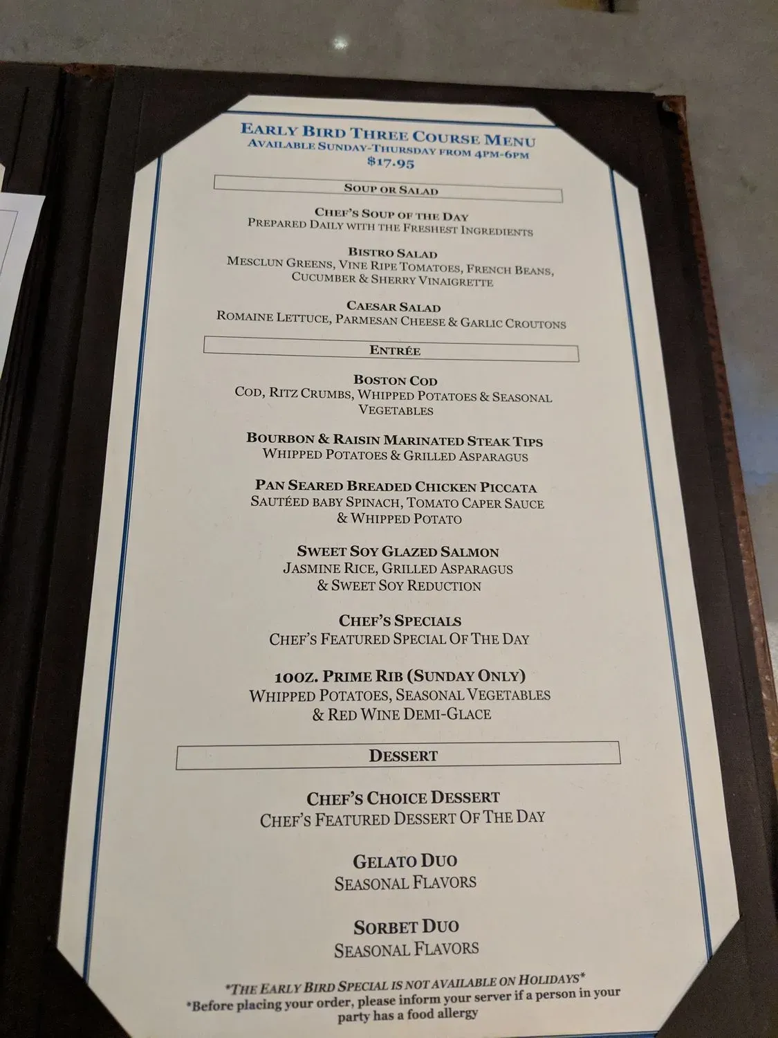 Menu 6