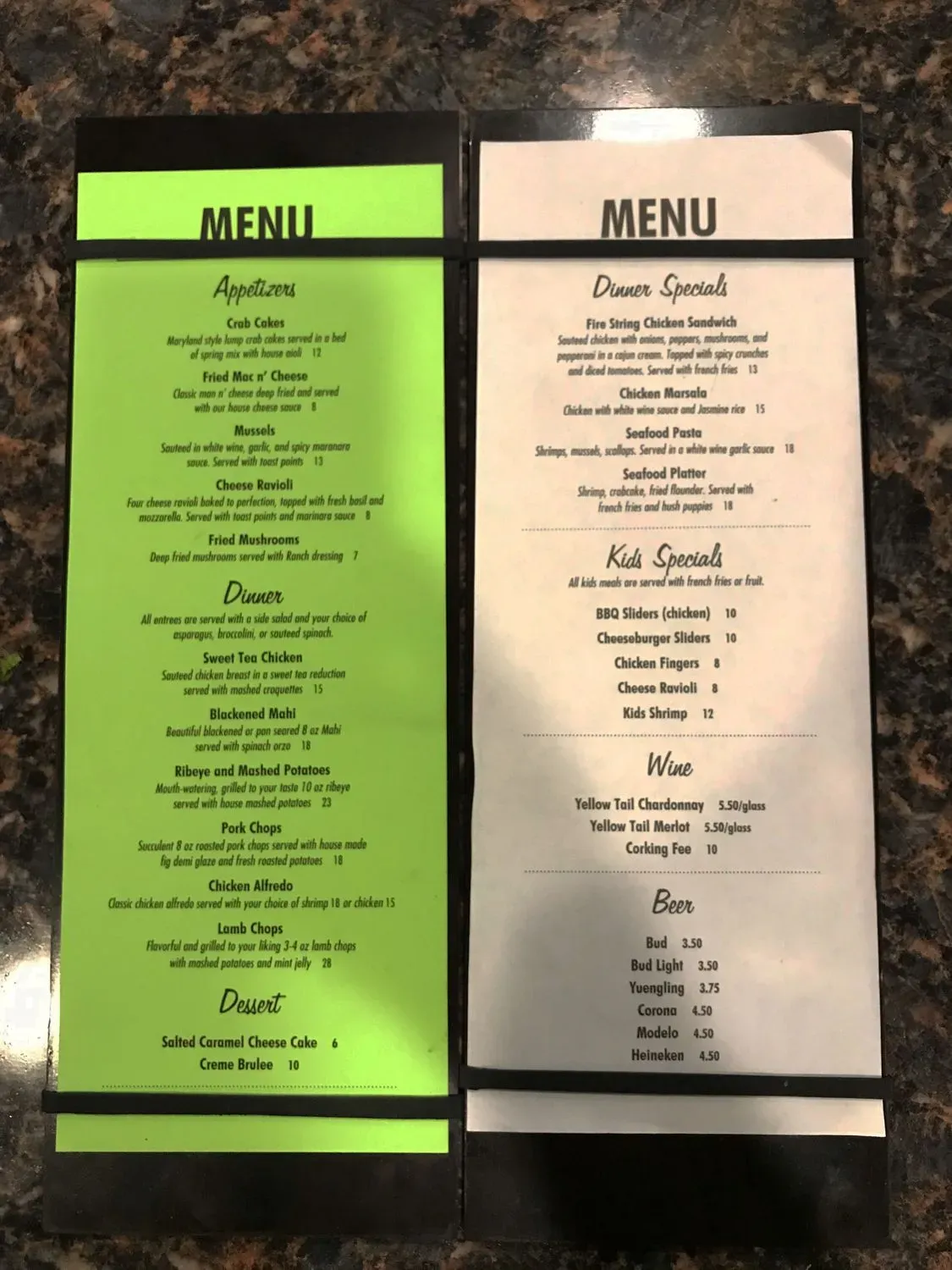 Menu 4