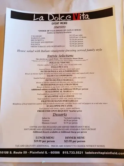 Menu 6