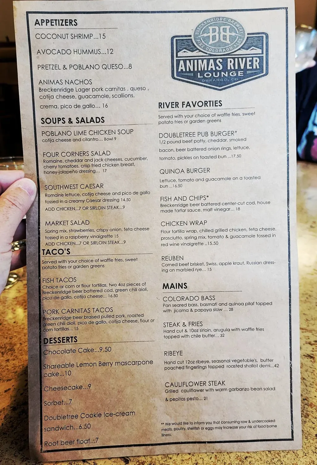 Menu 6