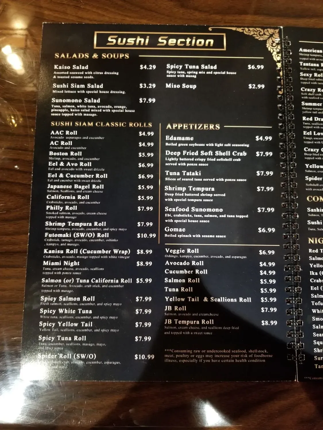 Menu 6