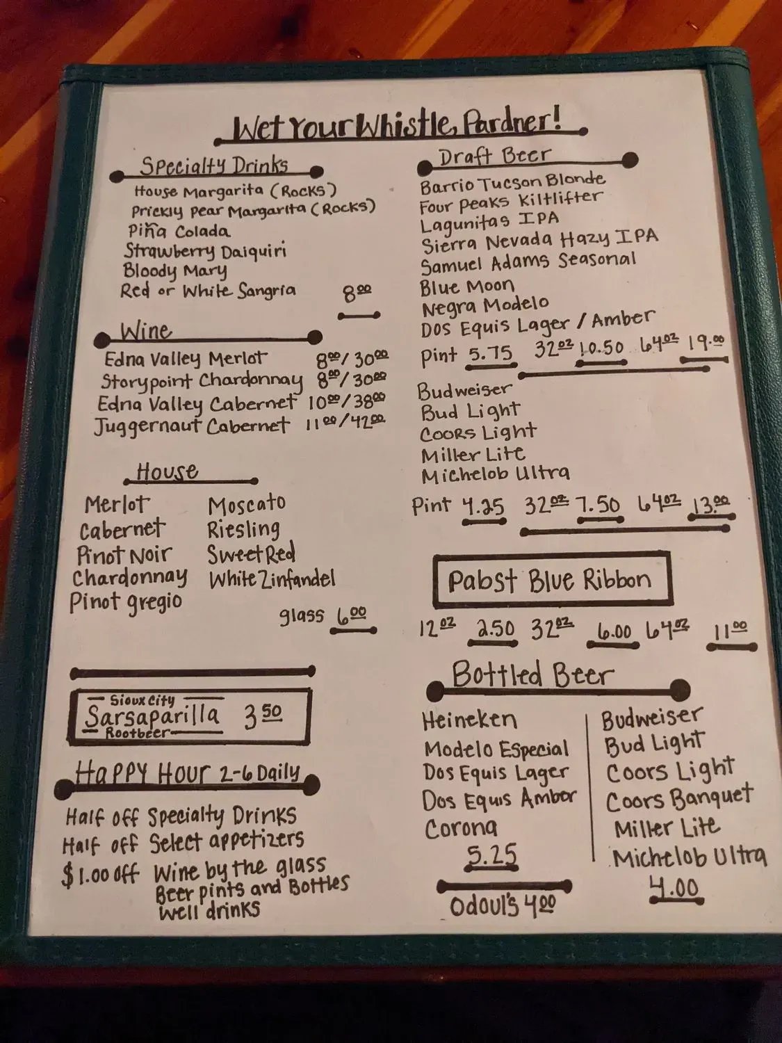 Menu 4