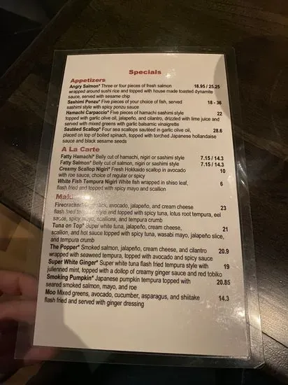 Menu 2