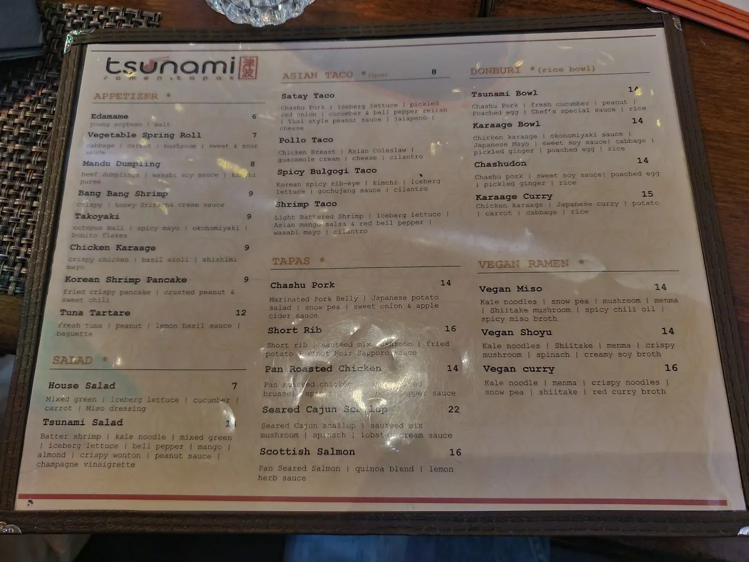 Menu 6