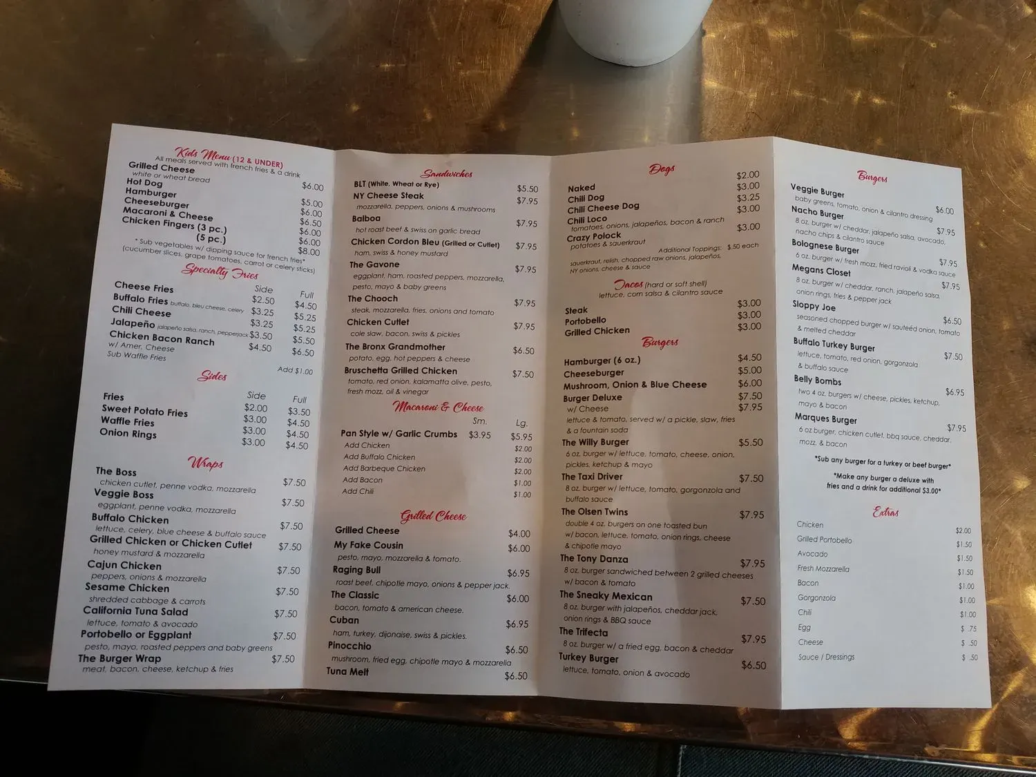 Menu 3