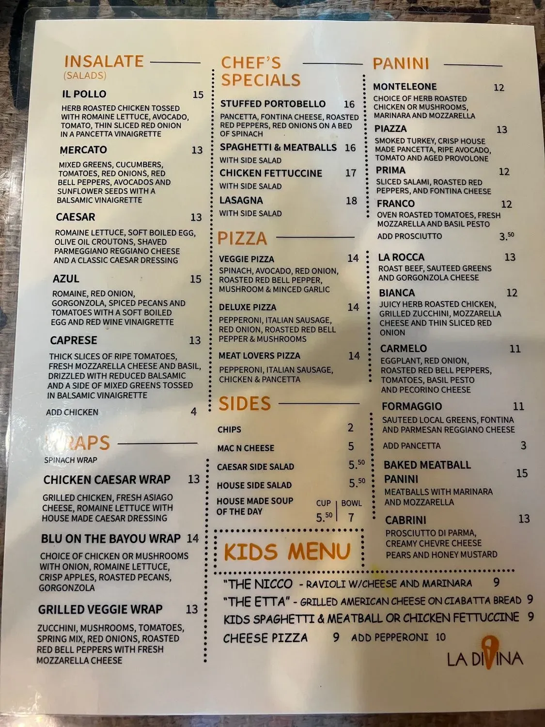 Menu 3