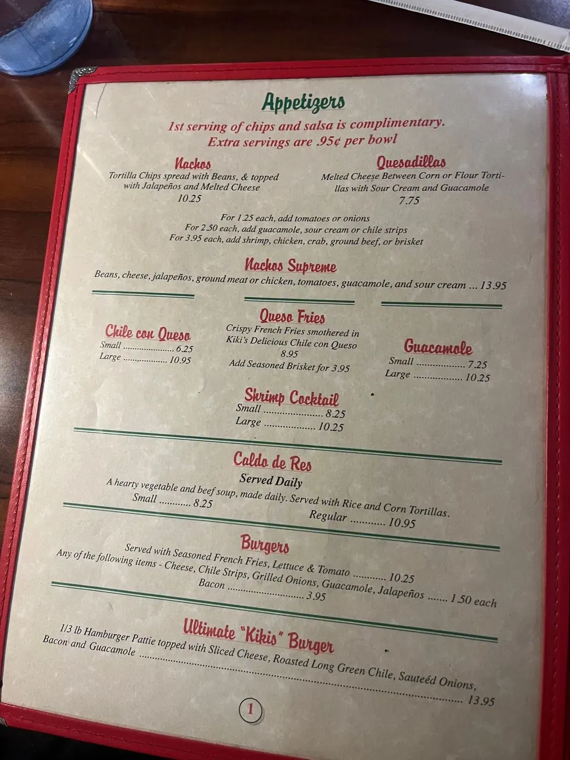 Menu 4