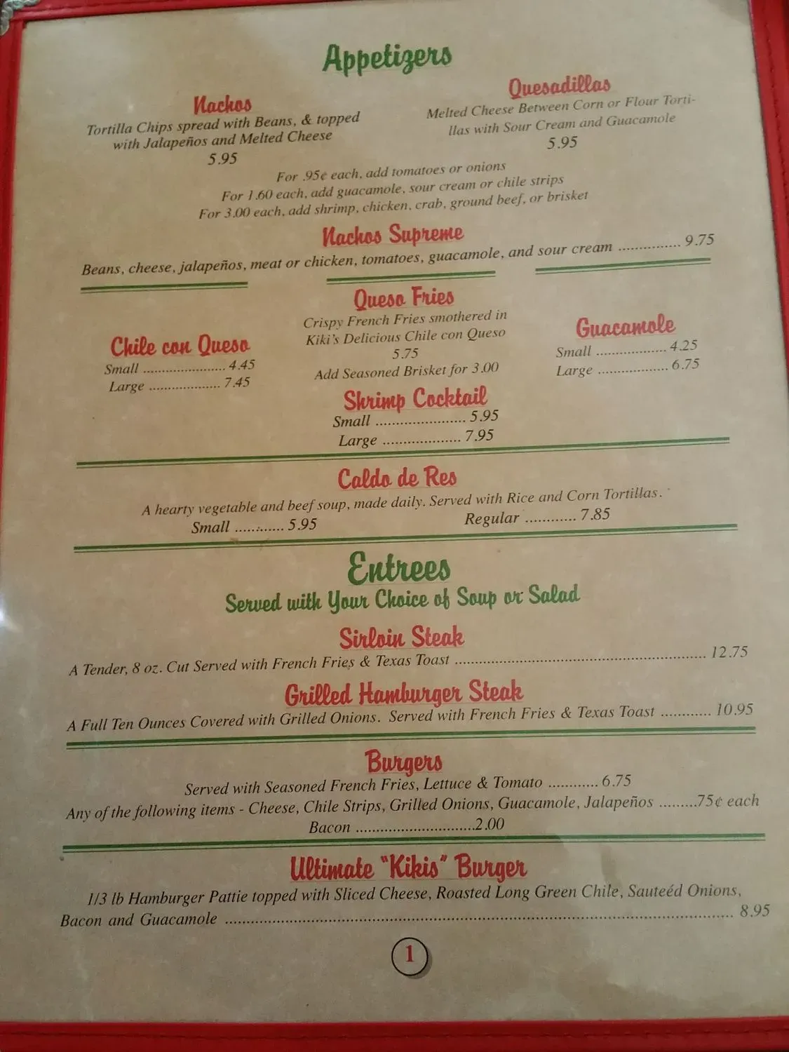 Menu 4