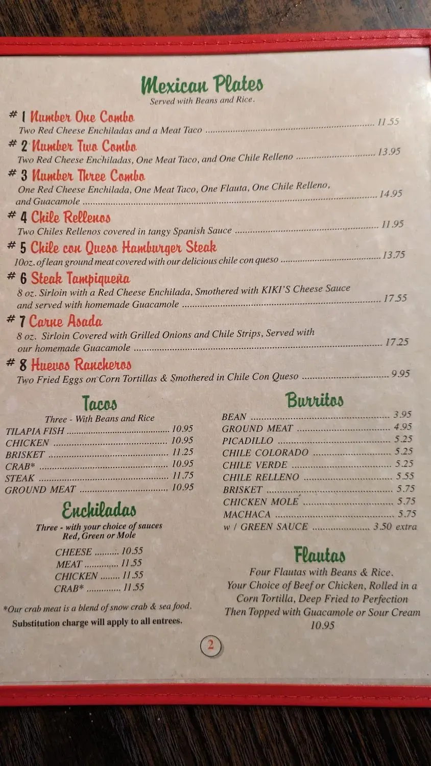 Menu 5