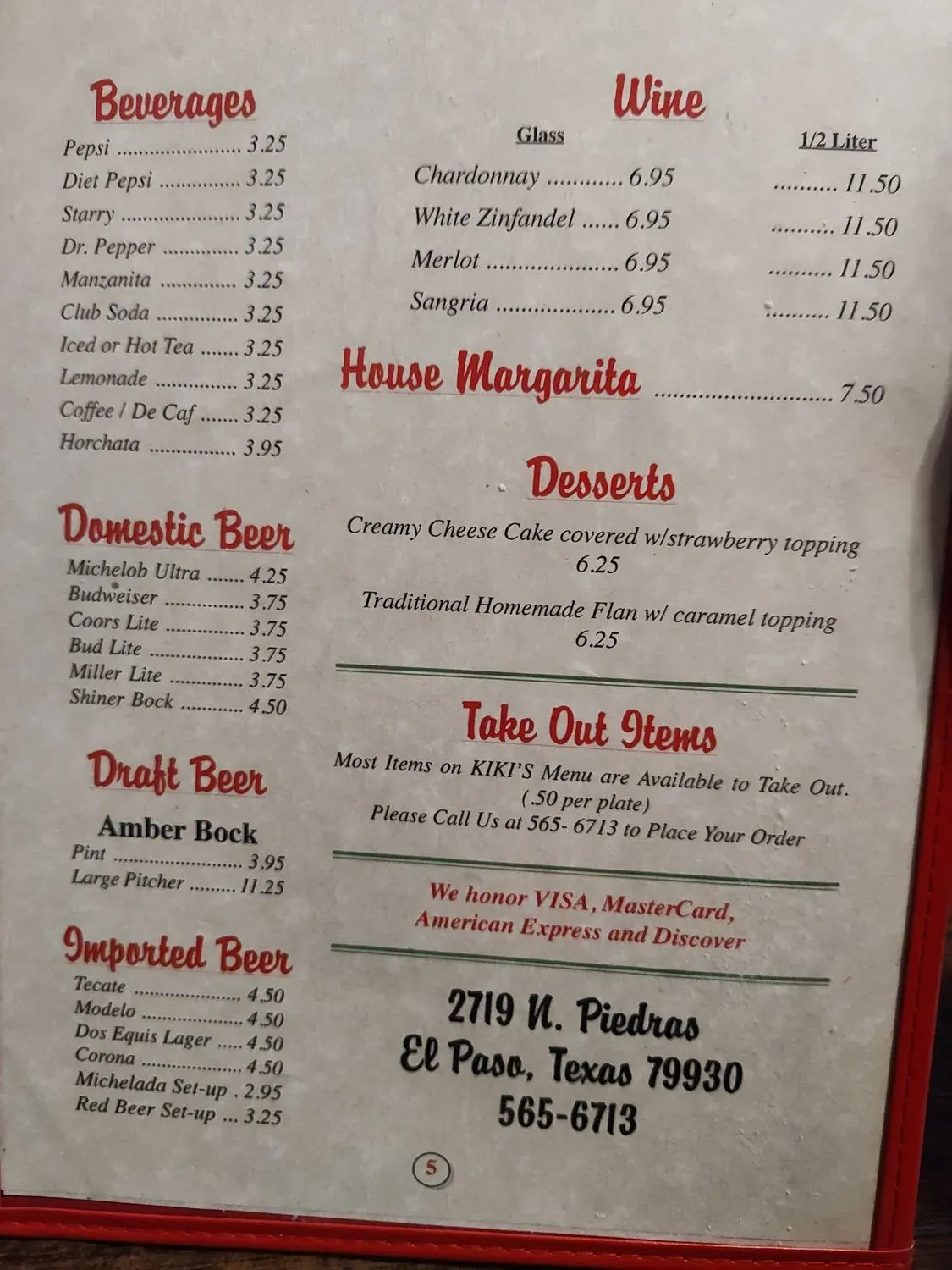 Menu 2