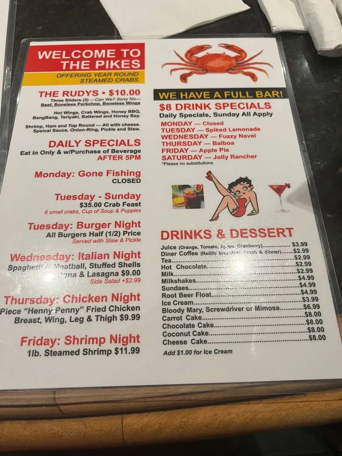 Menu 6